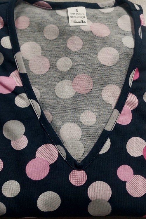 KOLOROWE GROCHY bluza medyczna