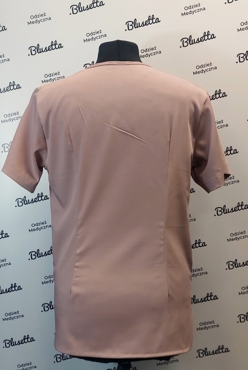PUDROWY RÓŻ bluza medyczna WISKOZA