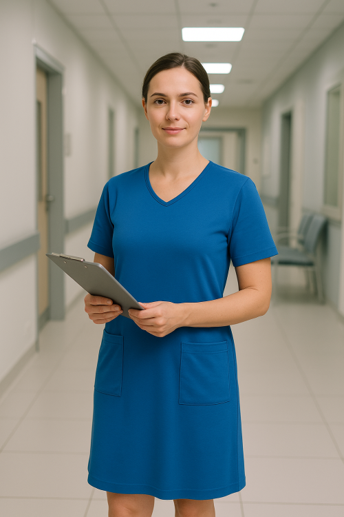 JEANS sukienka medyczna