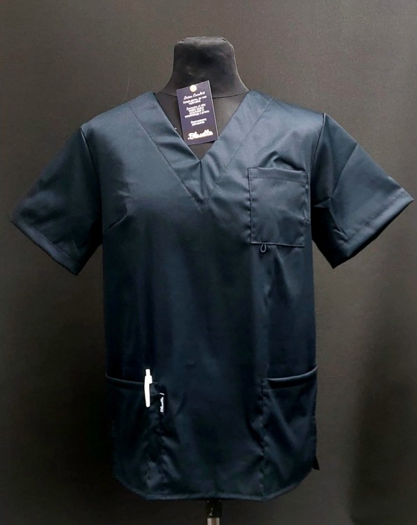 GRANAT CIEMNY bluza medyczna COMFORT (tkanina)