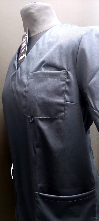 GRANAT CIEMNY bluza medyczna COMFORT (tkanina)