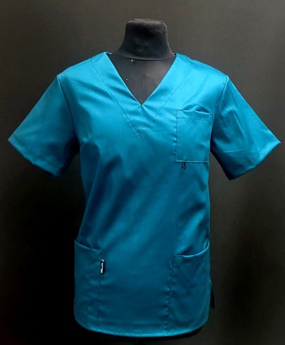 BUTELKOWA ZIELEŃ bluza medyczna COMFORT (tkanina)