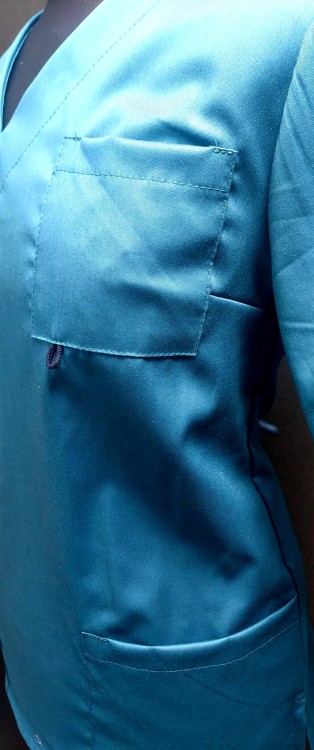 BUTELKOWA ZIELEŃ bluza medyczna COMFORT (tkanina)