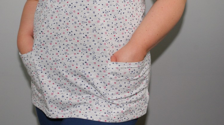 SZARE SERDUSZKA bluza medyczna