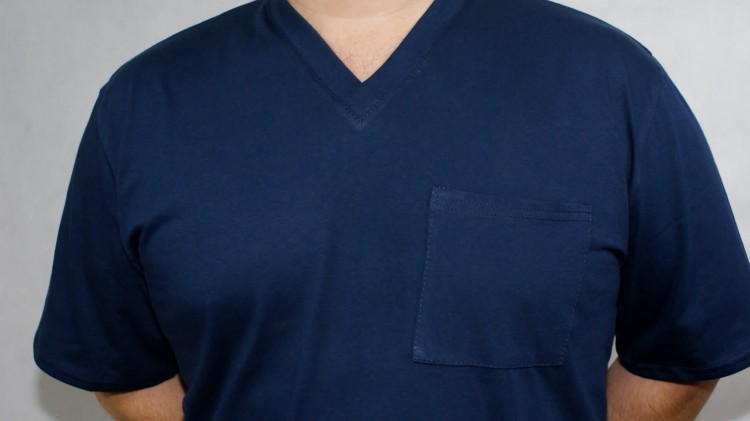 MĘSKA GRANATOWA bluza medyczna