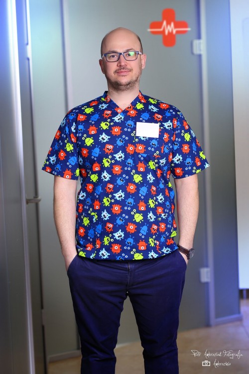 MĘSKA POTWORKI bluza medyczna