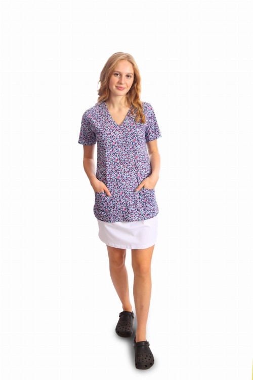 BIAŁA spódnica medyczna