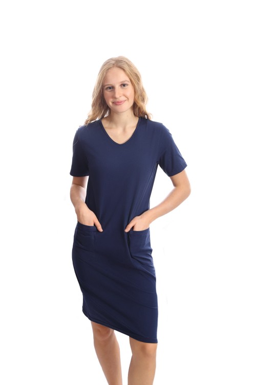 GRANAT sukienka medyczna