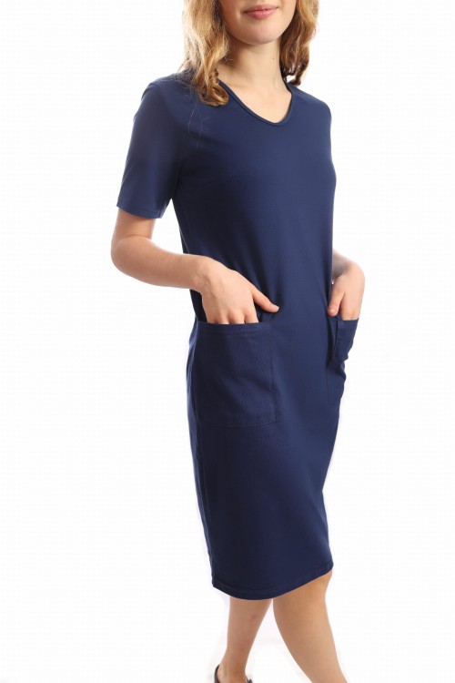 GRANAT sukienka medyczna