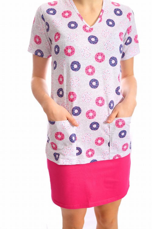 FUKSJA spódnica medyczna