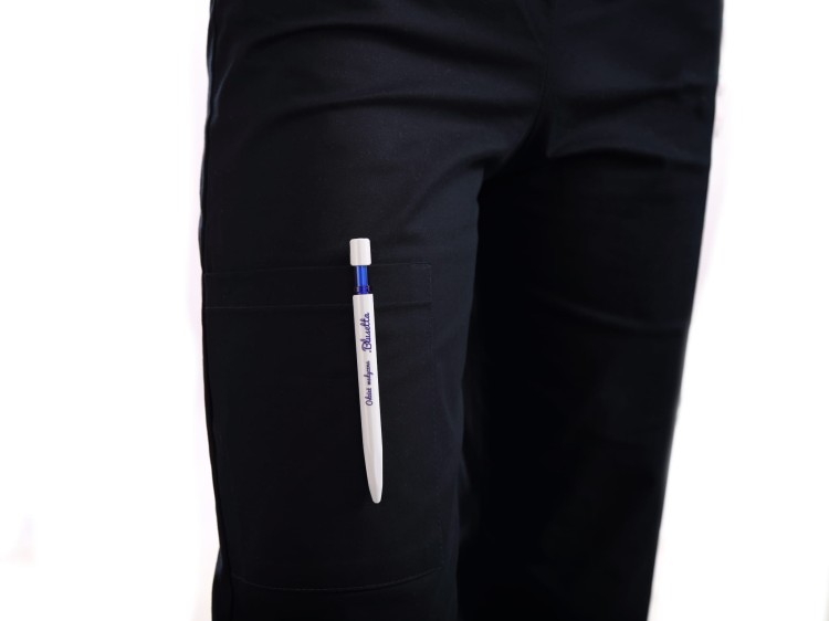 GRANAT CIEMNY spodnie medyczne BOJÓWKI