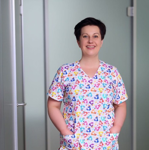 LISICE sukienka medyczna