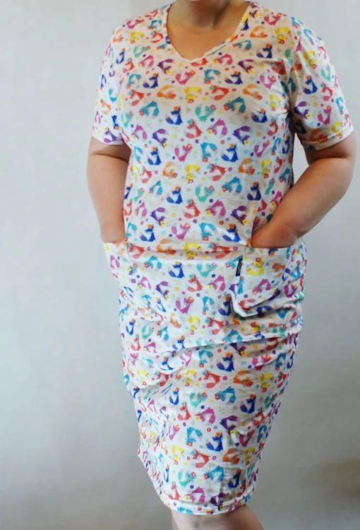 LISICE sukienka medyczna