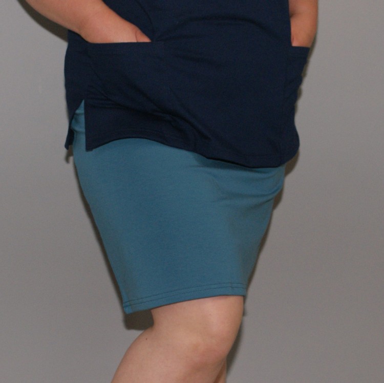 MORSKA ZIELEŃ spódnica medyczna