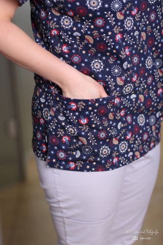 SZARE spodnie medyczne CYGARETKI