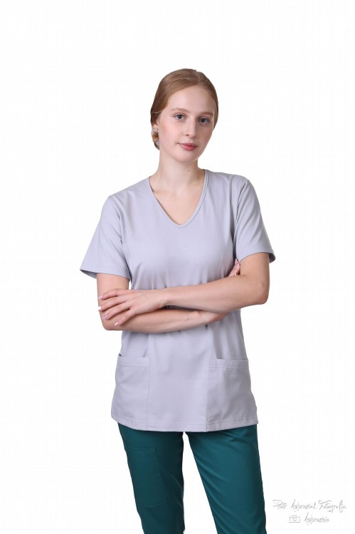 BUTELKOWA ZIELEŃ spodnie medyczne CYGARETKI