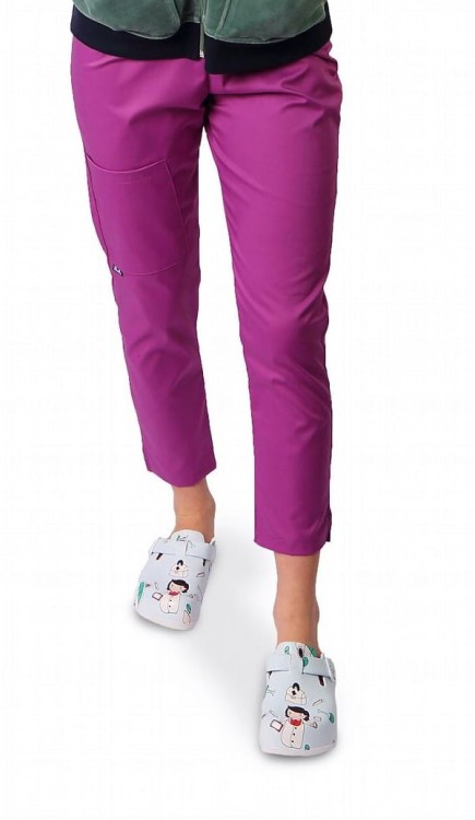 FIOLECIK spodnie medyczne CYGARETKI