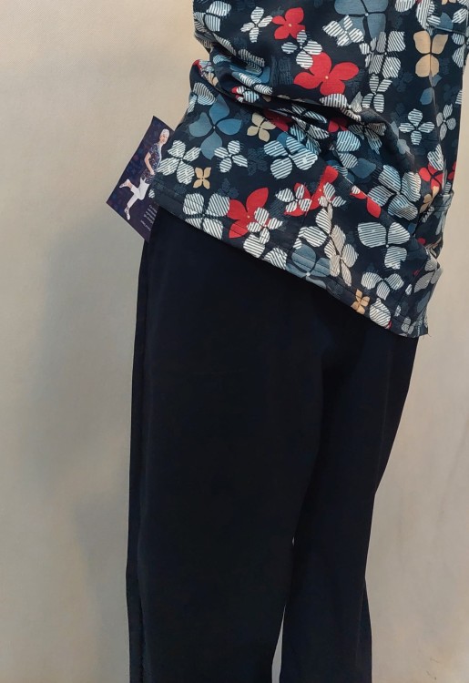 GRANAT CIEMNY spodnie medyczne JOGGERY