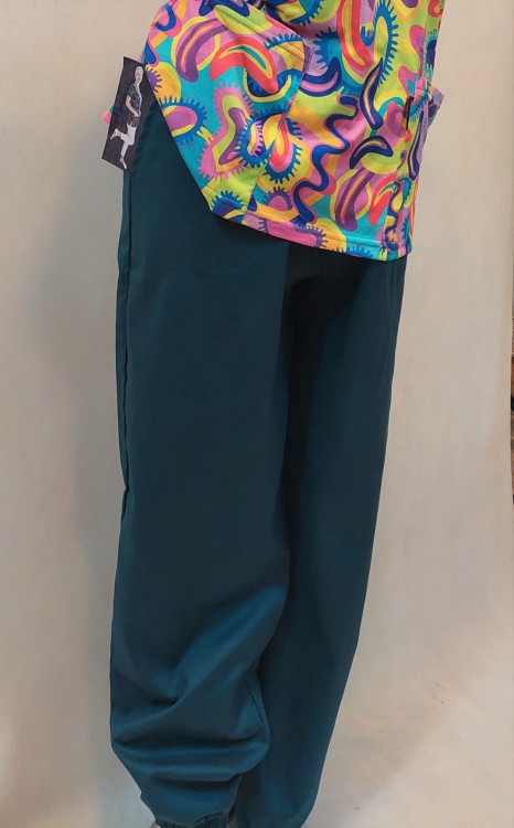 BUTELKOWA ZIELEŃ spodnie medyczne JOGGERY