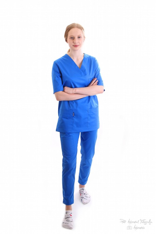 CHABER bluza medyczna BASIC (tkanina)