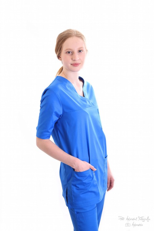 CHABER bluza medyczna BASIC (tkanina)