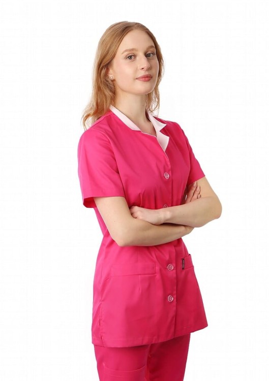 RÓŻ Fartuch medyczny (tkanina)