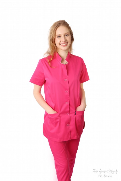 RÓŻ Fartuch medyczny (tkanina)