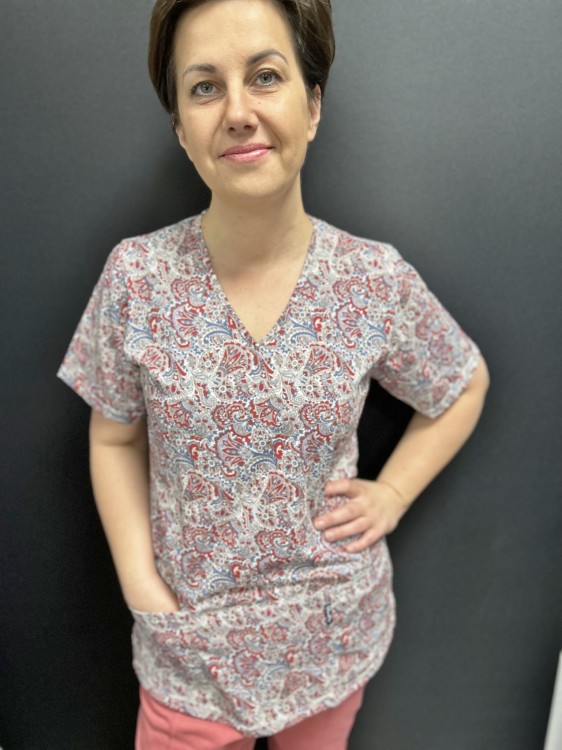 PERSKI ORNAMENT bluza medyczna