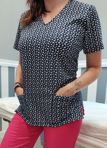 BLUZA MEDYCZNA CHMURKI