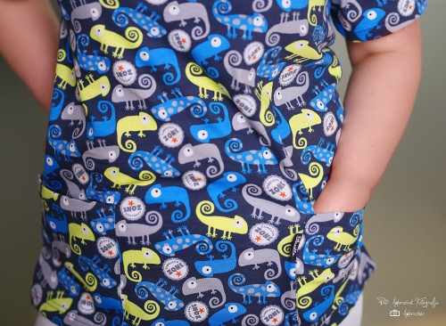 LIMONKOWY KAMELEON bluza medyczna