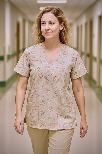 NA SZARO bluza medyczna