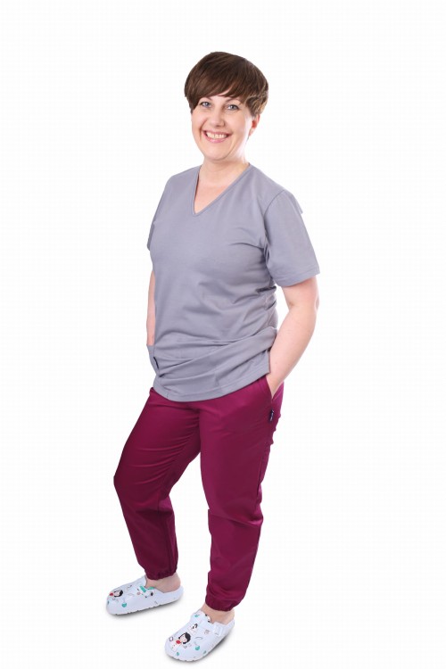 FIOLET spodnie medyczne JOGGERY