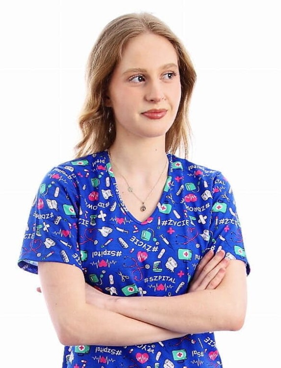 CHABROWE ZDROWIE sukienka medyczna