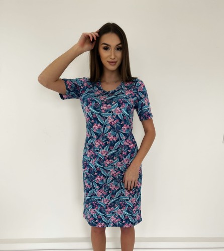 LIŚCIE sukienka medyczna