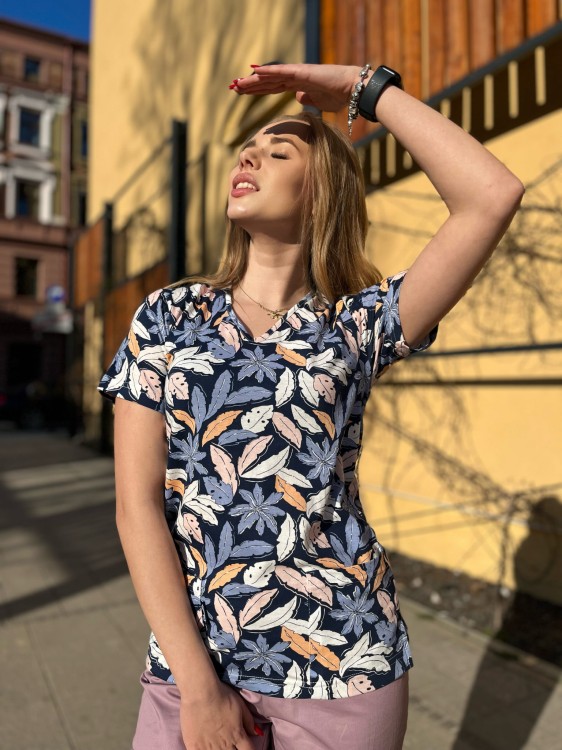 BANANOWIEC NIEBIESKI bluza medyczna