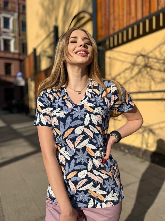 BANANOWIEC NIEBIESKI bluza medyczna