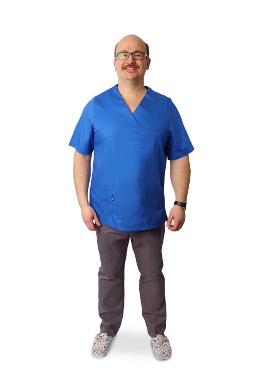 MĘSKA bluza medyczna BASIC CHABER (tkanina)